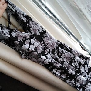 Black and White floral dress